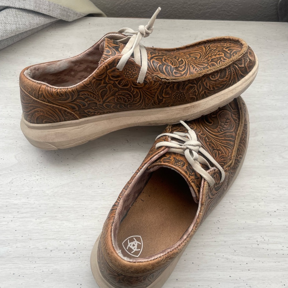 Ariat Hilo Leather Shoes - Picture 9 of 10